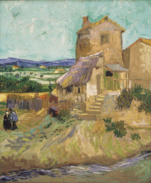 文森特·<a href=https://www.kuhw.com/e/tags/?tagid=139 target=_blank class=infotextkey>梵高</a>（ Vincent van Gogh） –旧磨坊油画作品欣赏