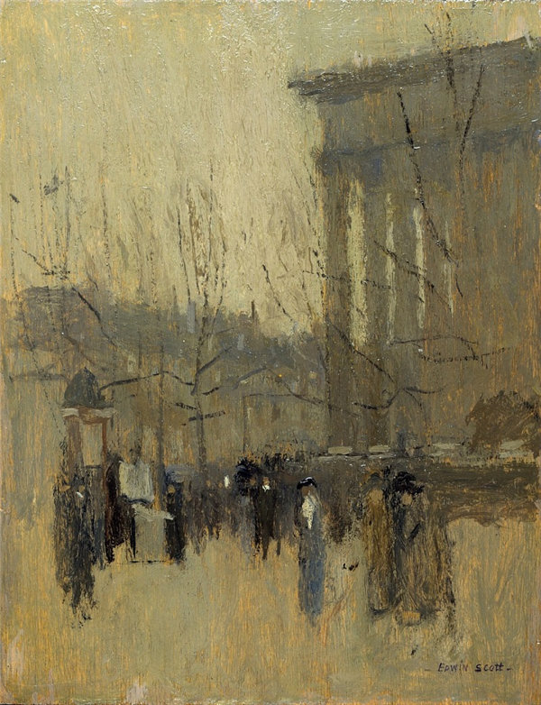 弗兰克·埃德温·斯科特 (Frank Edwin Scott)-玛德琳号 四 法国油画作品