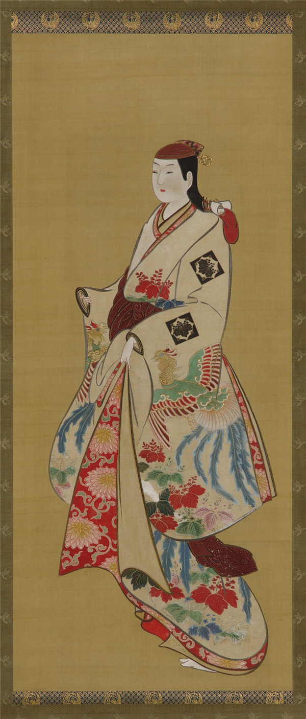 Yamanaka and Co. 山中商会（1917 - 1965）-高挑的女孩绘画高清作品