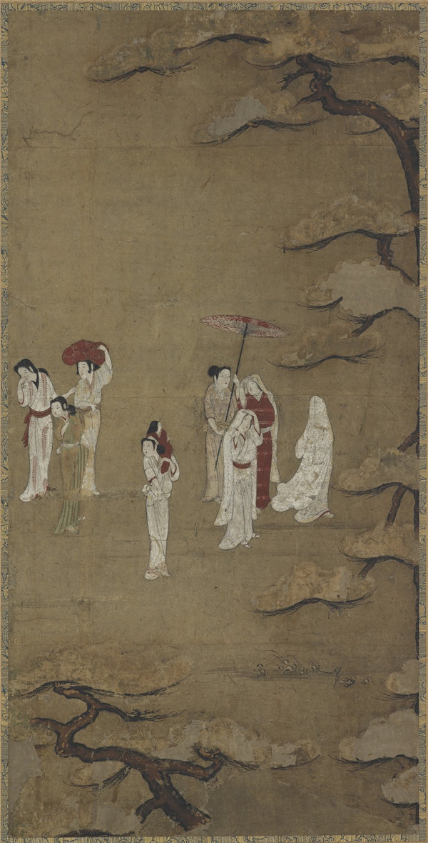 Yamanaka and Co. 山中商会（1917 - 1965）-野餐派对绘画作品