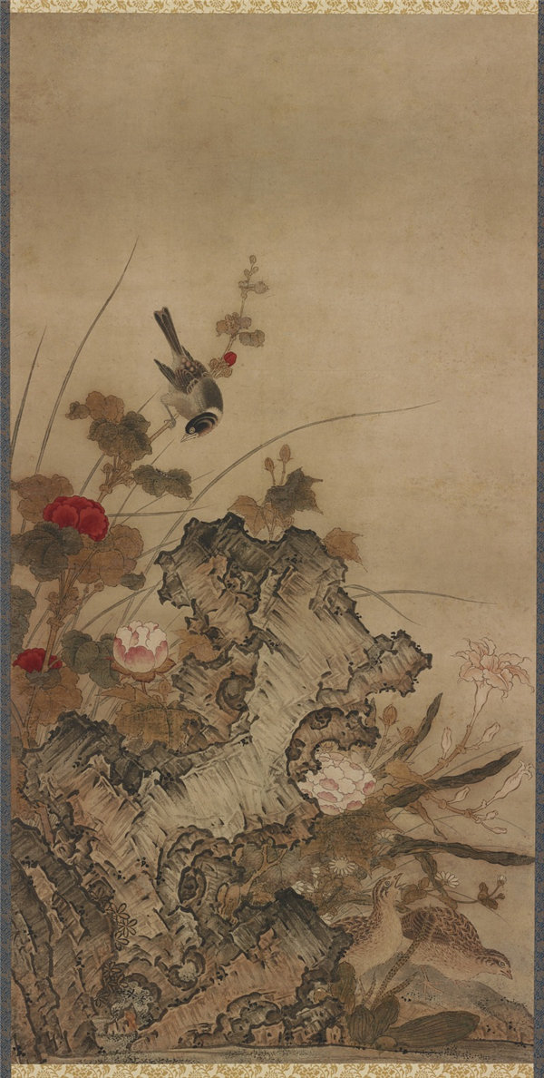 小林文七 (1861-1923) -花鸟2绘画作品