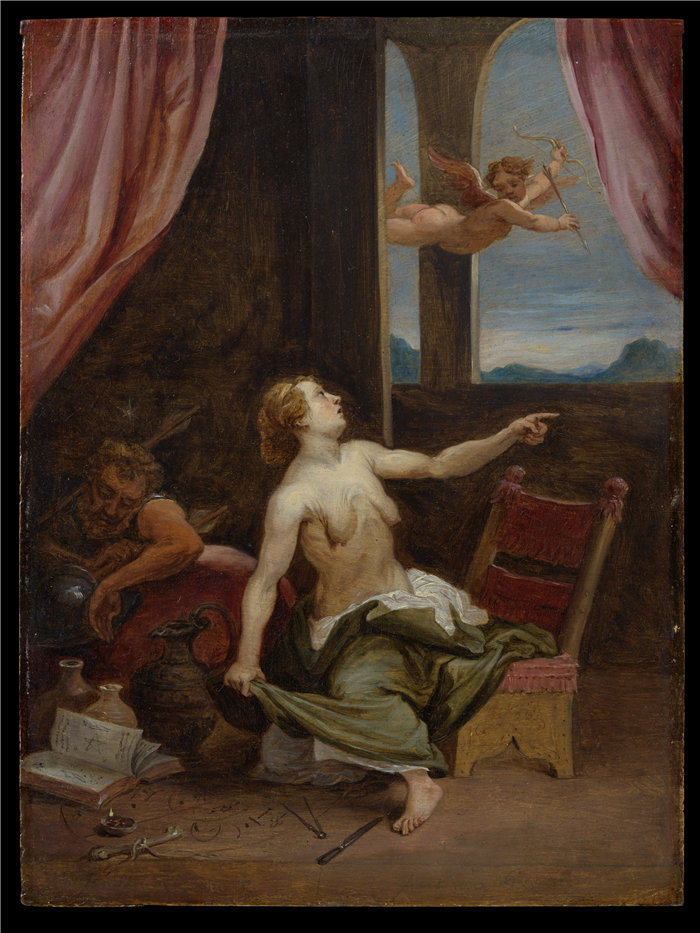 大卫·特尼尔斯（david ll teniers，比利时，1610-1690 年）-晚年寻青春油画