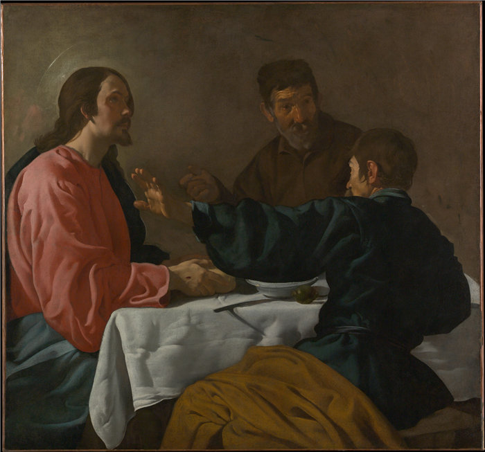 迭戈·委拉斯开兹（Diego Velázquez）-以马忤斯的晚餐 西班牙油画.zip