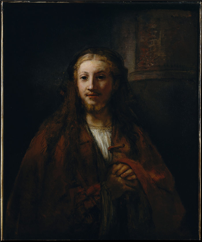 伦勃朗风格（Rembrandt）-基督与手杖油画