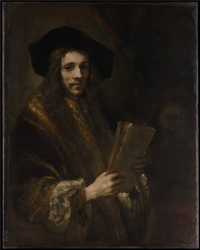 伦勃朗风格（Rembrandt）-一个男人的肖像油画