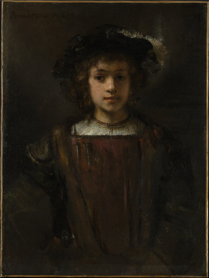 伦勃朗风格（Rembrandt）- 伦勃朗的儿子提图斯油画