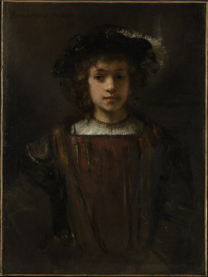 伦勃朗风格(Rembrandt)- 伦勃朗的儿子提图斯油画