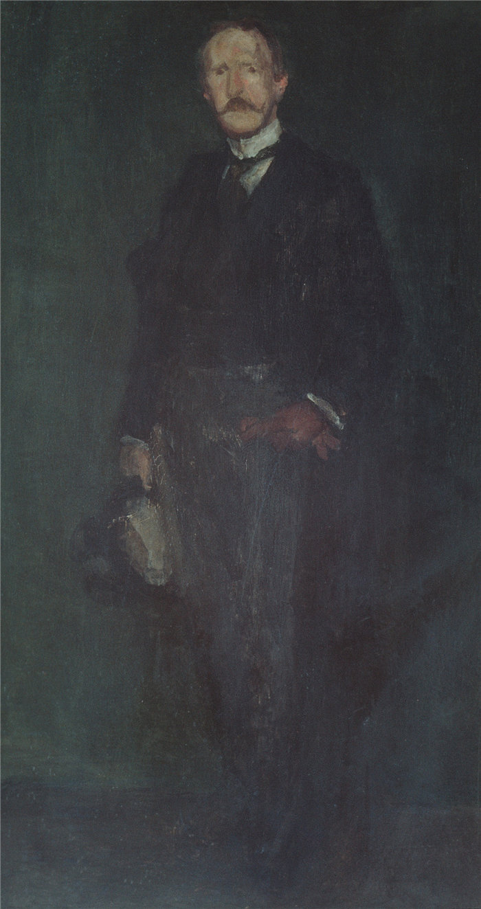 詹姆斯·麦克尼尔·惠斯勒（James McNeill Whistler）-爱德华·格思里·肯尼迪油画 美国