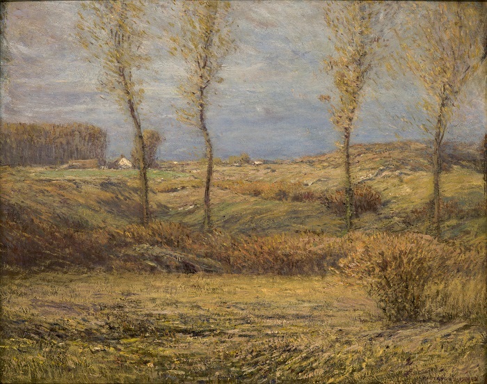 德怀特·威廉·特赖恩(Dwight W. Tryon)（美国，1849-1925 年）-十一月的早晨油画