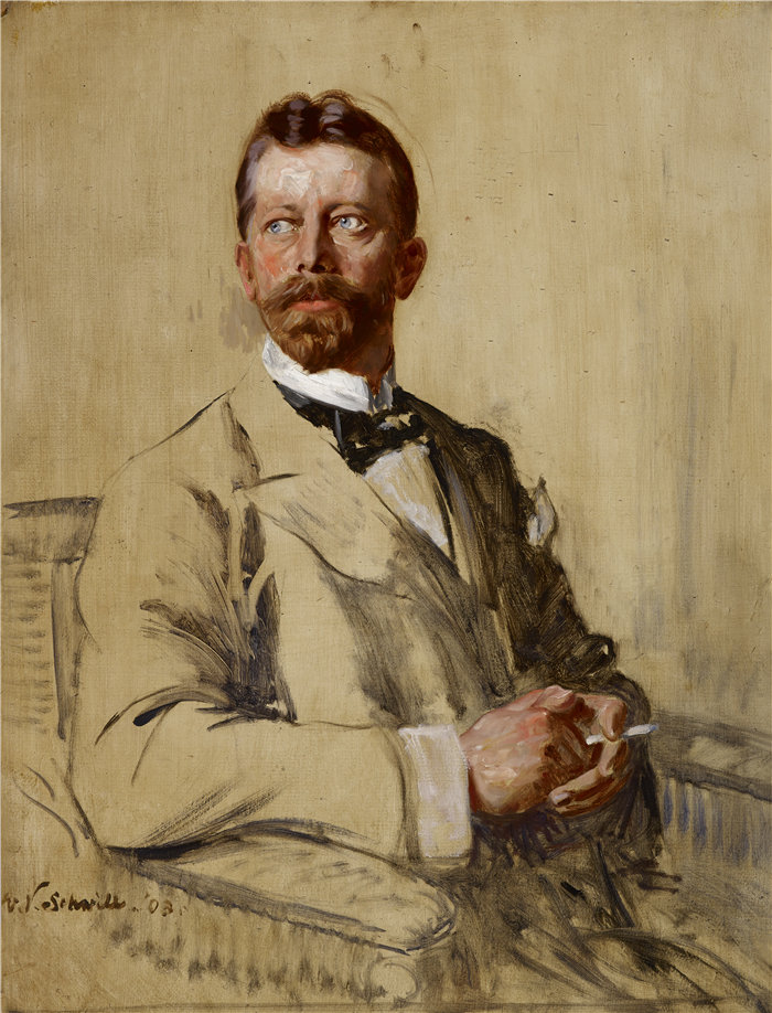 威廉·瓦伦丁·舍维尔（William Valentine Schevill ，美国，1864-1951 年）-普鲁士亨利王子画像