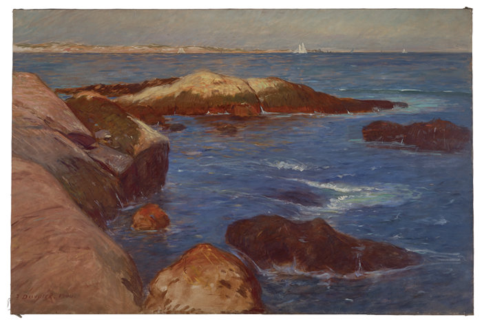 弗兰克·杜文内克（Frank Duveneck，美国人，1848-1919 年）-海洋油画