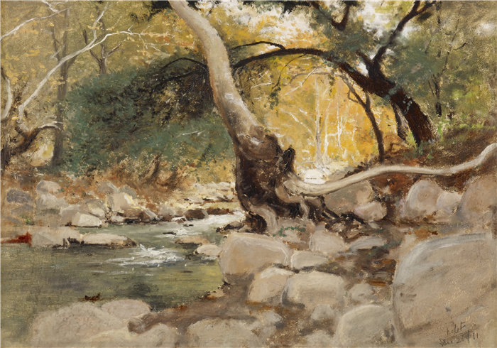 Lockwood de Forest(美国,1850-1932 年)-使命峡谷,圣巴巴拉