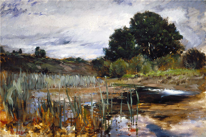 弗兰克·杜文内克(Frank Duveneck,美国人,1848-1919 年)-投票景观