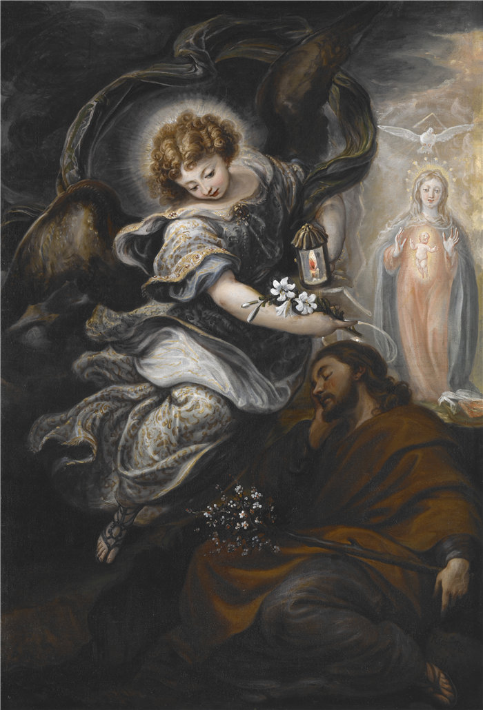 弗朗西斯科·里兹（Francisco Rizi，西班牙人，1608-1685 年）-圣约瑟夫之梦