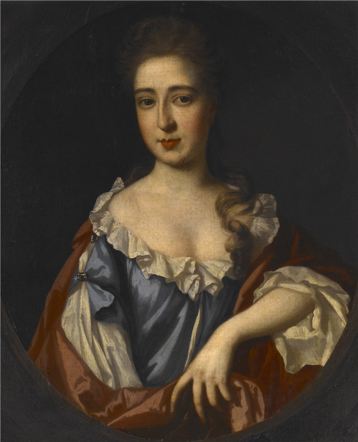 Garret Morphey（爱尔兰人，1650-1716 年）-一位女士的肖像作品