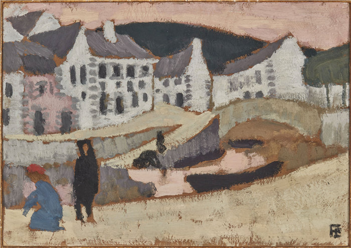 罗杰·德拉·弗雷斯纳耶,Roger de La Fresnaye(法国,1885-1925)-运河,布列塔尼风景yh