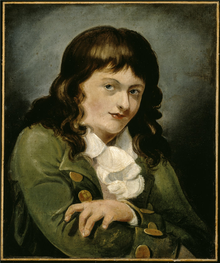 约瑟夫·马洛德·威廉·特纳（Joseph Mallord William Turner ，英，1775-1851）-自画像油画
