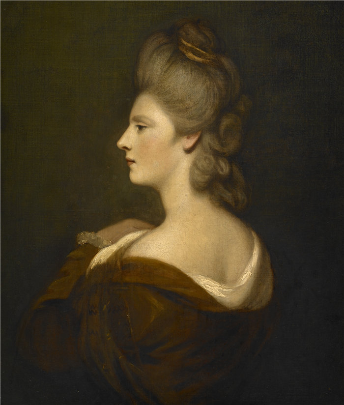 约书亚·雷诺兹的圈子(Joshua Reynolds ,英国,1723-1792)-女性肖像