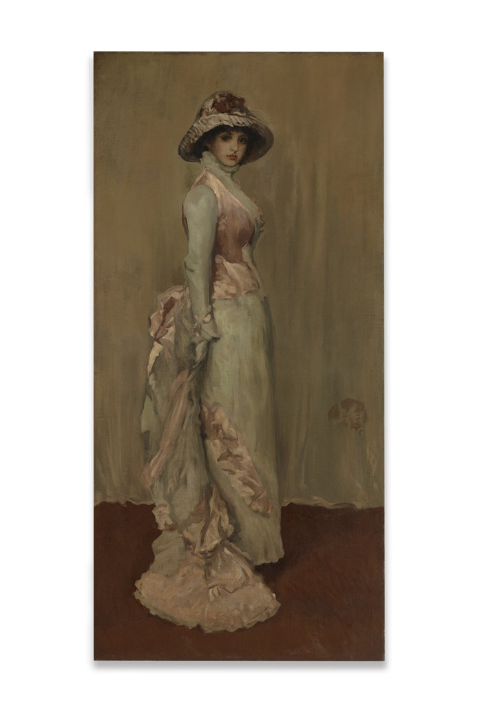 詹姆斯·阿博特·麦克尼尔·惠斯勒（After James Abbott McNeill Whistler，美国，1834-1903）-梅克斯夫人油画