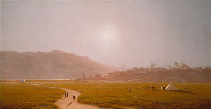 桑福德·罗宾逊·吉福德(Sanford Robinson Gifford)-锡乌特, 埃及作品.