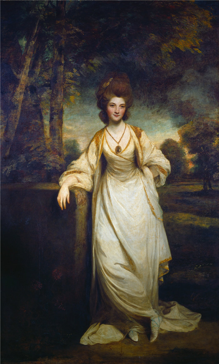 约书亚·雷诺兹（Joshua Reynolds）-伊丽莎白·康普顿夫人, 1780-1782 英国油画