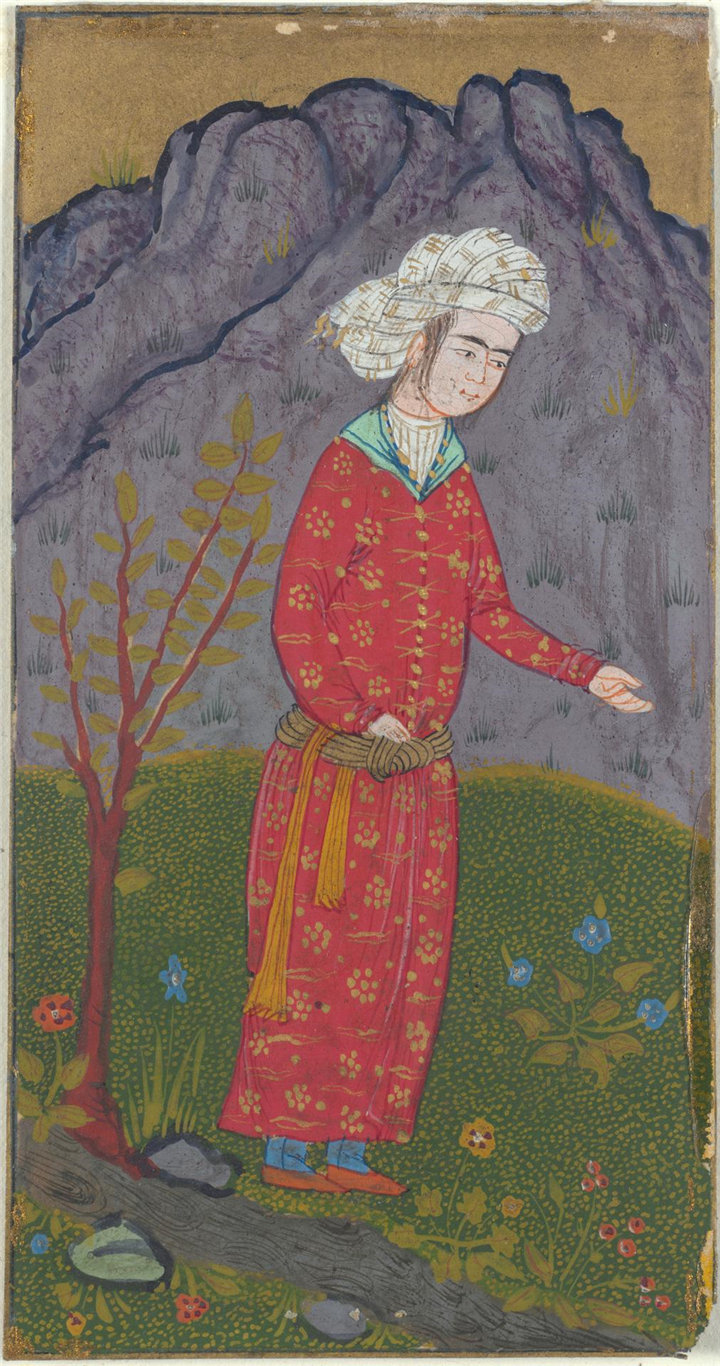 伊朗水彩-山水人物，17世纪作品 5