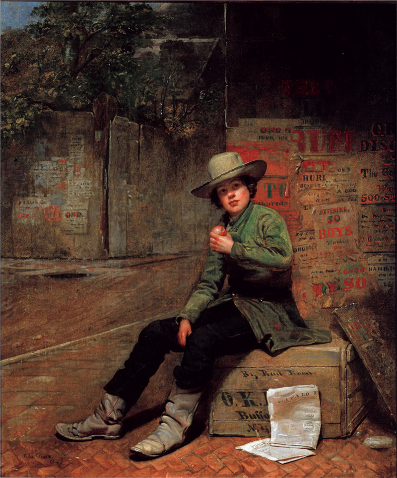 托马斯·勒·克利尔（Thomas Le Clear）-布法罗报童，1853年 美国