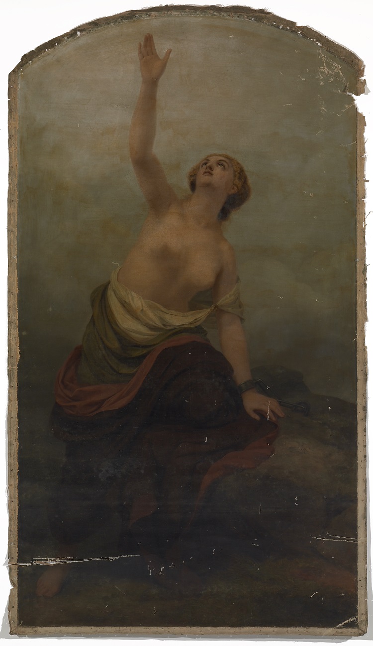 约翰内斯·亚当·西蒙·奥特尔（Johannes Adam Simon Oertel）--俘虏的灵魂, 1855 美国油画