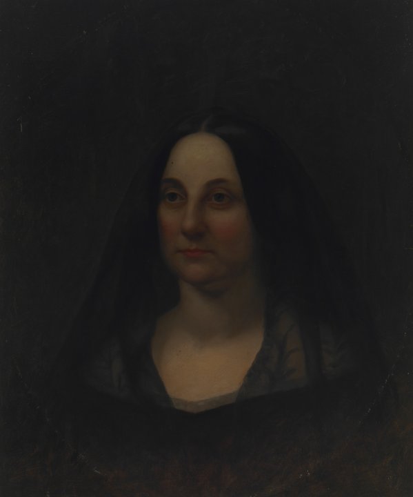 拉斯·古斯塔夫·塞尔斯泰特(Lars Gustaf Sellstedt)-米勒德菲尔莫尔夫人的肖像,1853年 美国油画