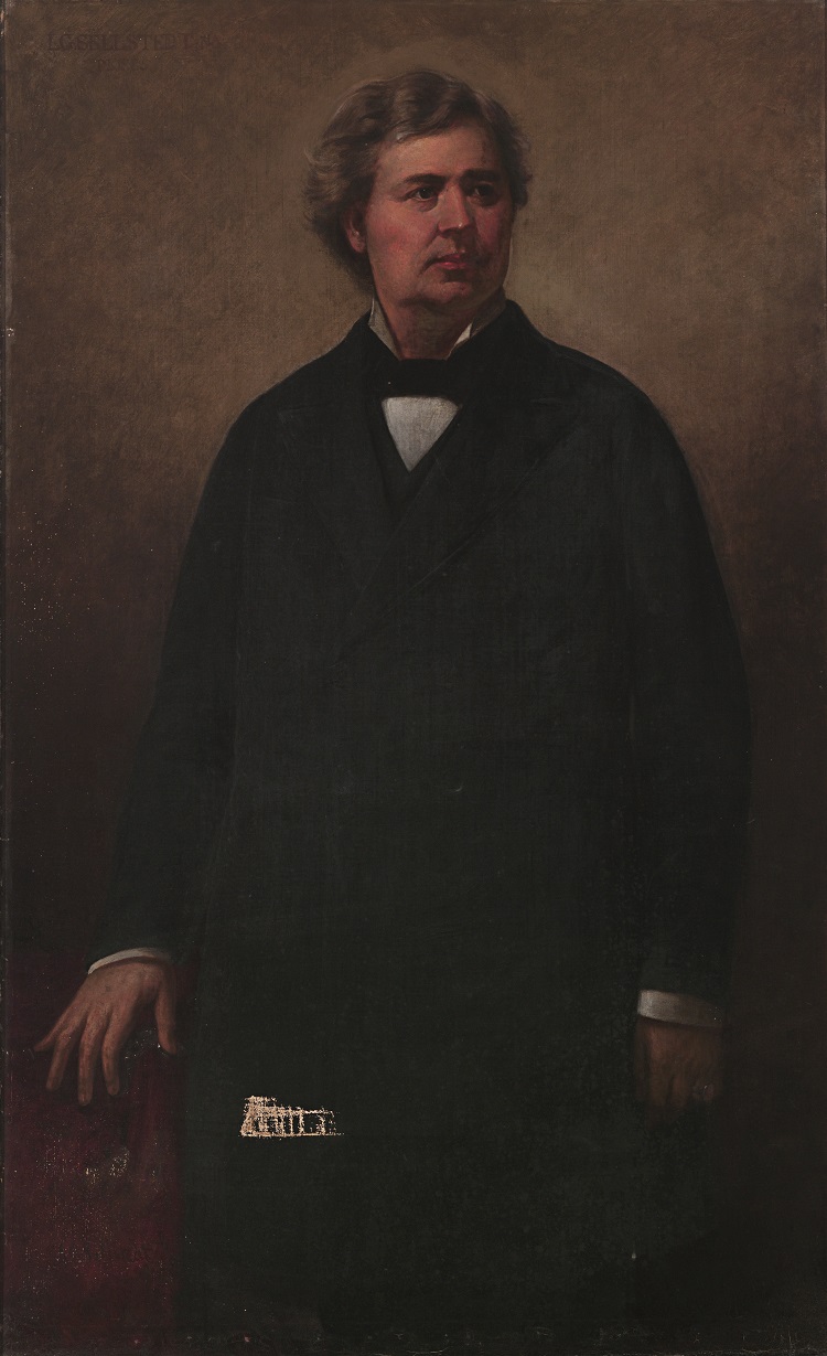 拉斯·古斯塔夫·塞尔斯泰特（Lars Gustaf Sellstedt）-弗朗西斯·沃尔辛厄姆·特雷西的肖像美国油画