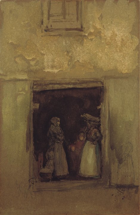 詹姆斯·麦克尼尔·惠斯勒(James McNeill Whistler)-八卦, 1901年油画 美国