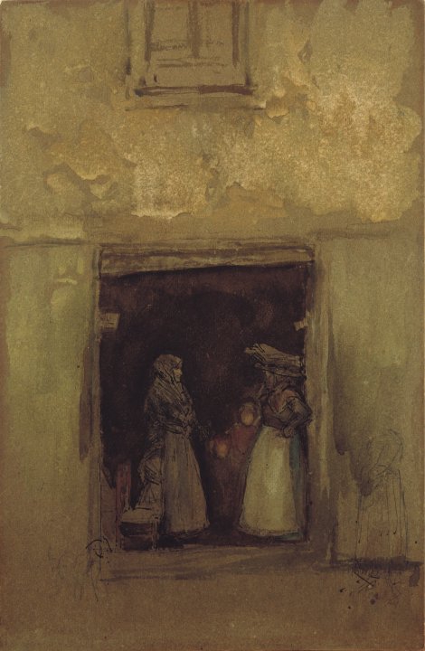 詹姆斯·麦克尼尔·惠斯勒（James McNeill Whistler）-八卦, 1901年油画 美国