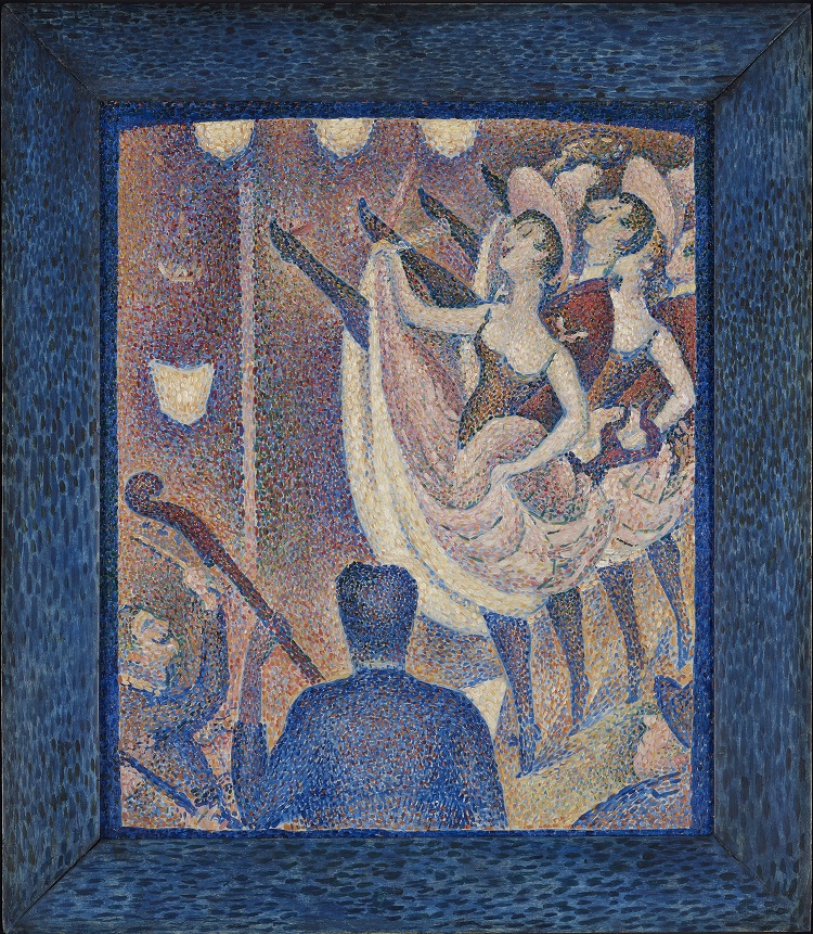 乔治·苏拉特（Georges Seurat）-练习曲“Le Chahut”（“Le Chahut”研究），1889 年 法国油画