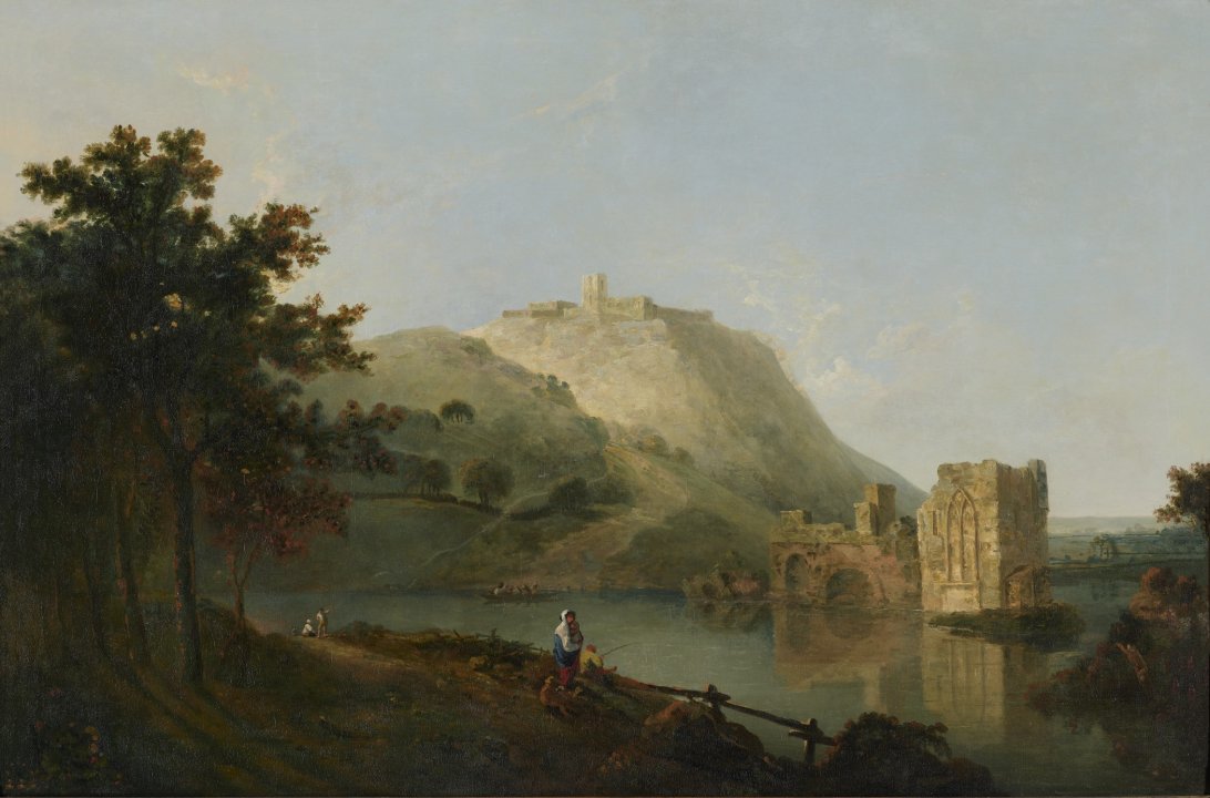 理查德·威尔逊（Richard Wilson）-风景，1758年油画 英国