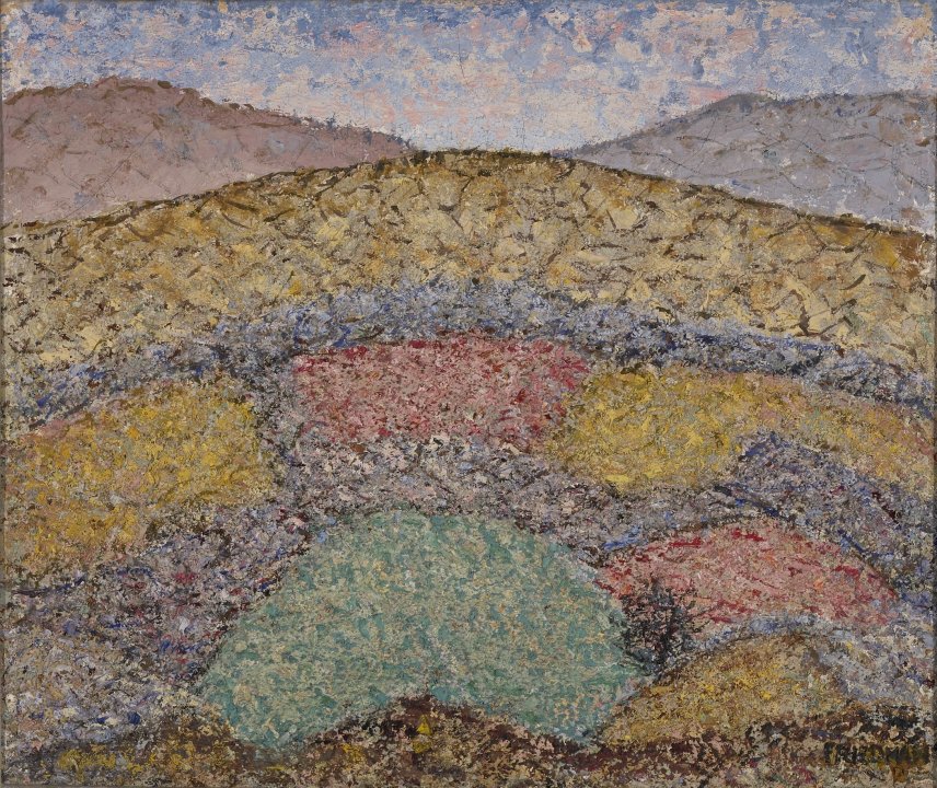 阿诺德·亚伦·弗里德曼(Arnold Aaron Friedman)-景观,1946年油画 美国