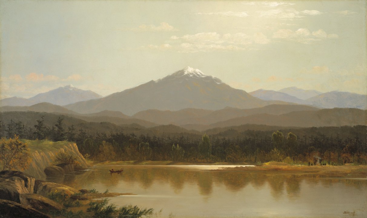 阿尔伯特·比尔施塔特（Albert Bierstadt）-拉勒米峰，1870 年油画 美国