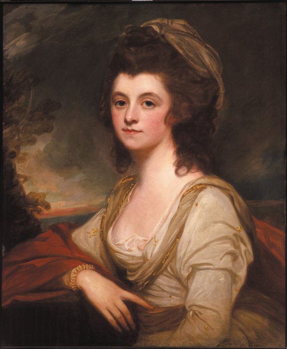 乔治·罗姆尼（George Romney）-本廷克夫人的肖像，1780 年油画