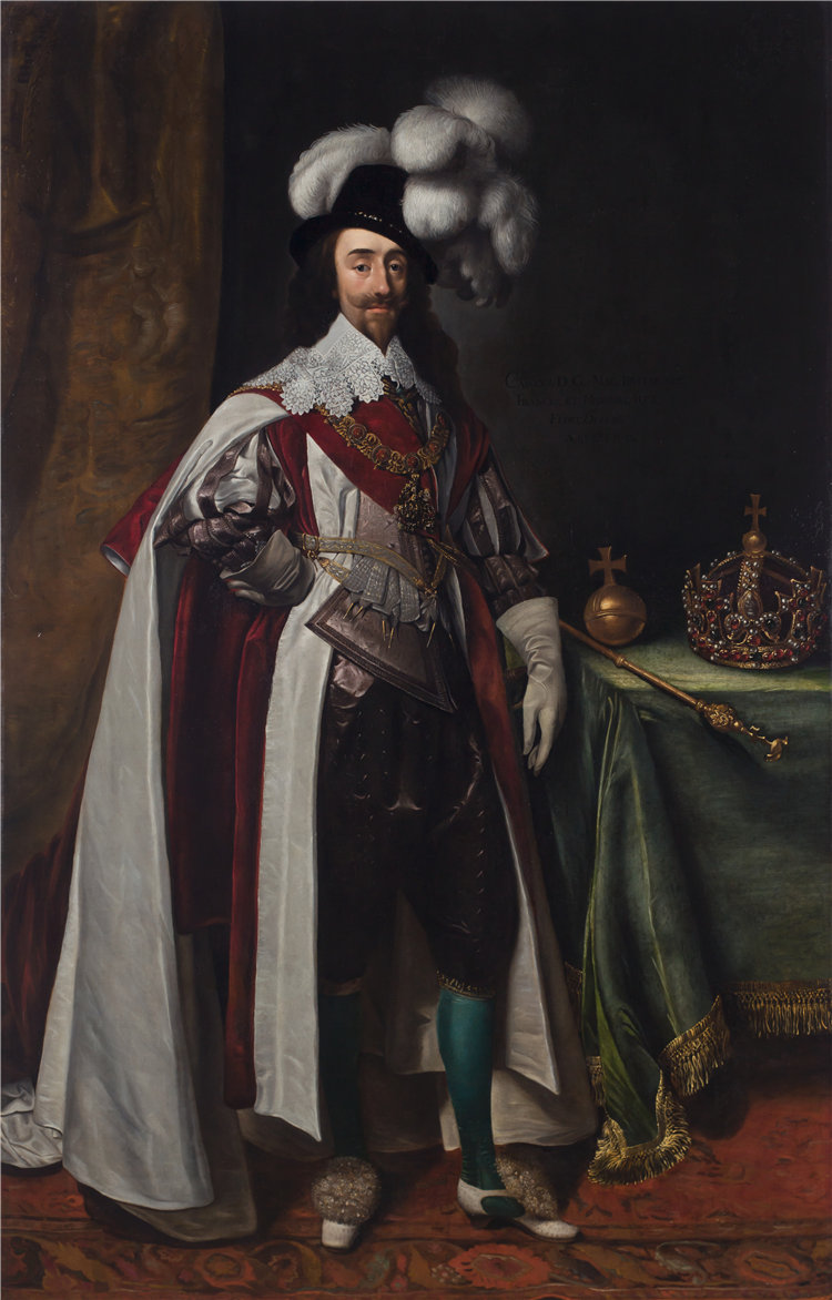 Daniel Mytens I,荷兰人,约 1590 年 – 1648 年之前-查理一世油画