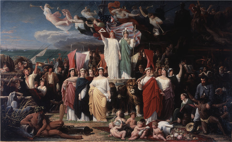 阿道夫·伊冯（Adolphe Yvon），法国人，1817–1893 年-美国天才油画
