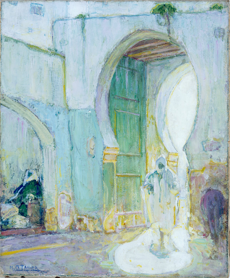 亨利·奥萨瓦·坦纳(Henry Ossawa Tanner),美国人,1859–1937 年-Gateway, 丹吉尔油画