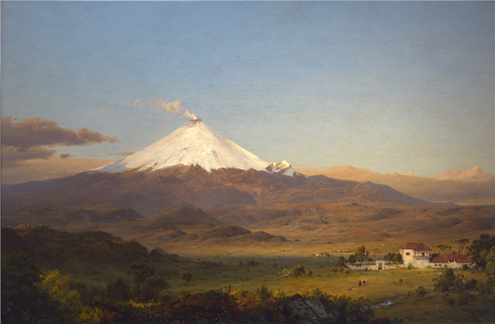 弗雷德里克·埃德温·丘奇 (Frederic Edwin Church)-科托帕西油画