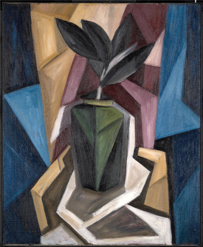 马斯登·哈特利(Marsden Hartley),美国人,1877–1943 年-橡胶厂油画