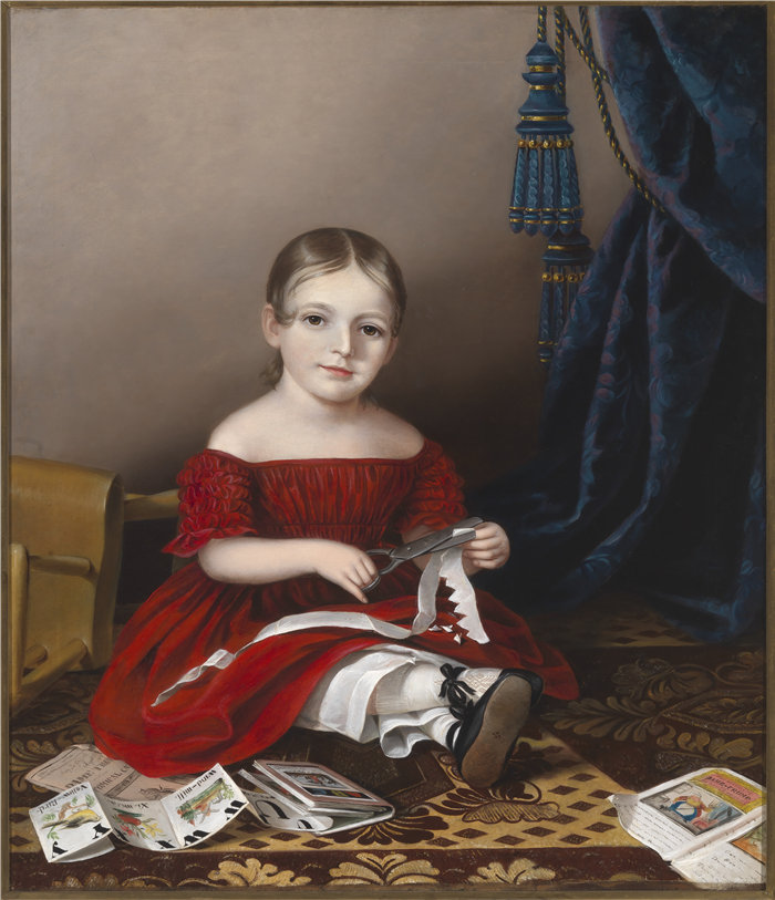 Sarah Miriam Peale-玛丽·莱波德·格里菲斯 (1838 - 1841)油画 美国