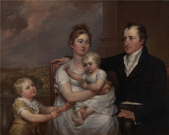 约翰·特朗布尔（John Trumbull），美国人，1756–1843 年-韦尔内家族油画