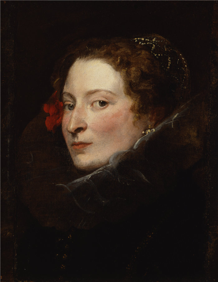 安东尼·范·戴克(Anthony van Dyck),比利时画家,1599–1641 年-玛切萨·埃琳娜·格里马尔迪-卡塔尼奥油画