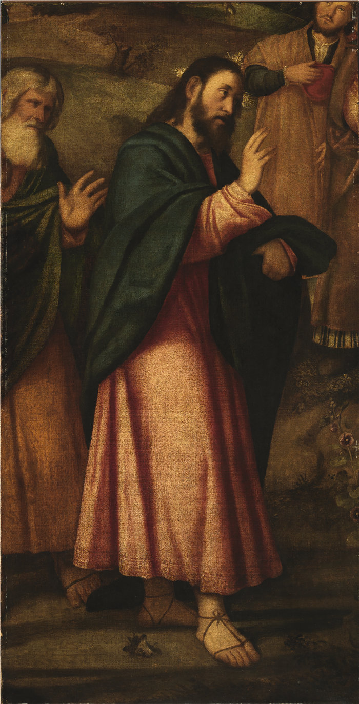 博尼法乔·委罗内塞(Bonifazio Veronese)，意大利人-基督对人讲话油画