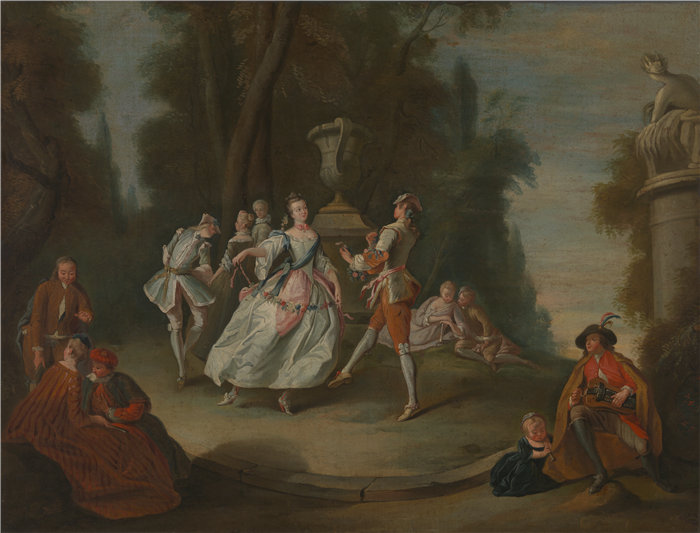 让-安托万·华托（Jean-Antoine Watteau），法国人-乡村舞蹈