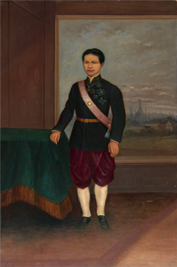 安东尼奥·芝诺·辛德勒(Antonion Zeno Shindler)- 暹罗人油画 美国