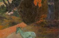 保罗・高更【两只山羊的风景】作品-- 法国