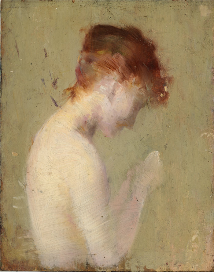 卡洛鲁斯·杜兰（Emile Auguste Carolus Duran），法国-《无标题》油画